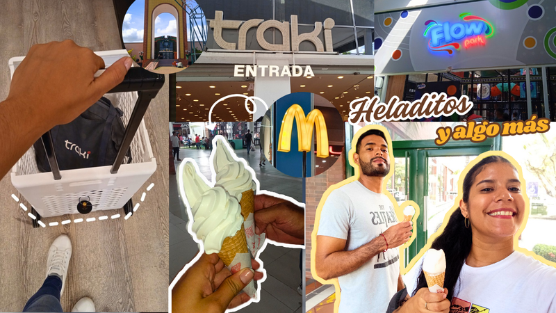 Daily Blog: A walk with my big brother, ice cream, trampolines, and eternal Christmas decorations!👫🍦🎄🎁✨ 