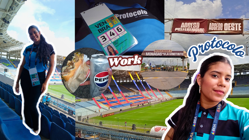 Daily blog: Working as a protocol at the Venezuela vs. Brazil soccer game🇻🇪🇧🇷⚽ | Nuggets, tie and tension!🍗✨