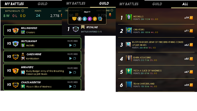 Last Brawl Report - My Winning Streak in Brawls - Purchasing and Opening Gladius Cases | Splinterlands