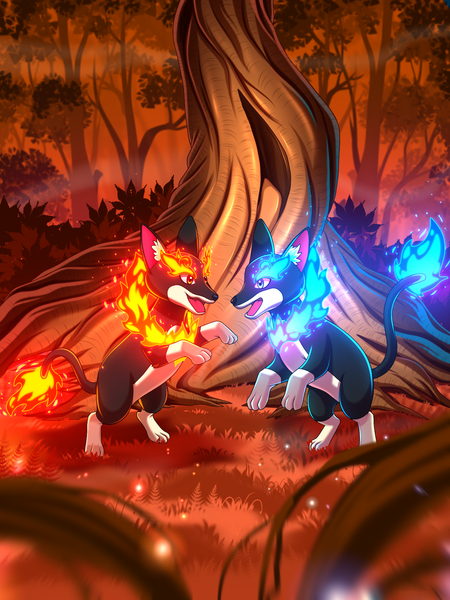 "Regular and Radiant - The Infurno variety" holozing artwork!