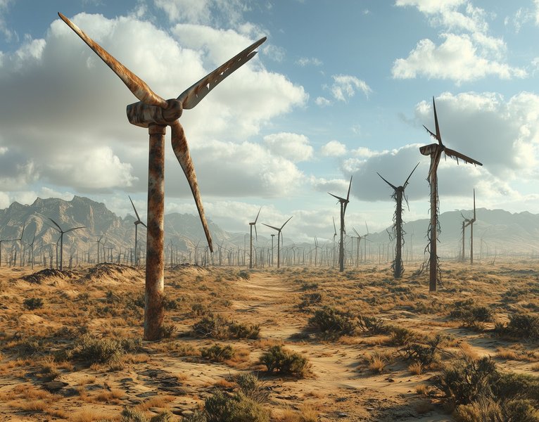 Schnapsidee der Woche: CO2 aus der Luft einfangen mit Strom aus Windkraftanlagen