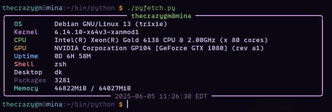 `neofetch` is Dead, Long Live... My Own Fetch Tools!