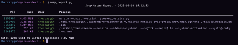 What's Eating My Swap? Introducing `swap_report.py`!