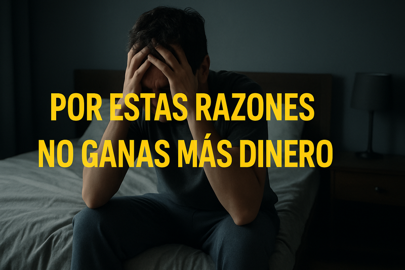 Por estas razones no ganas más dinero. Y es triste