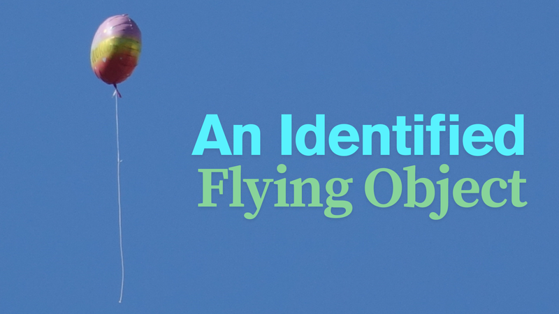 An Identified Flying Object & Some Other Baby Chatter