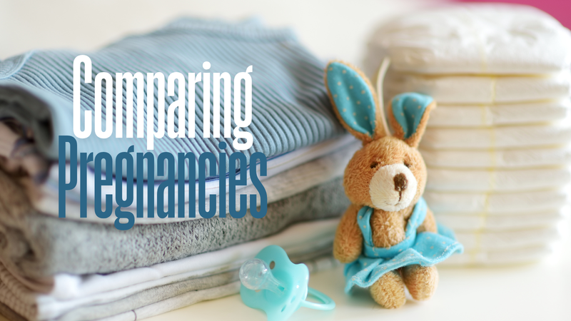 Comparing my pregnancies - I'm extremely grateful for this experience!