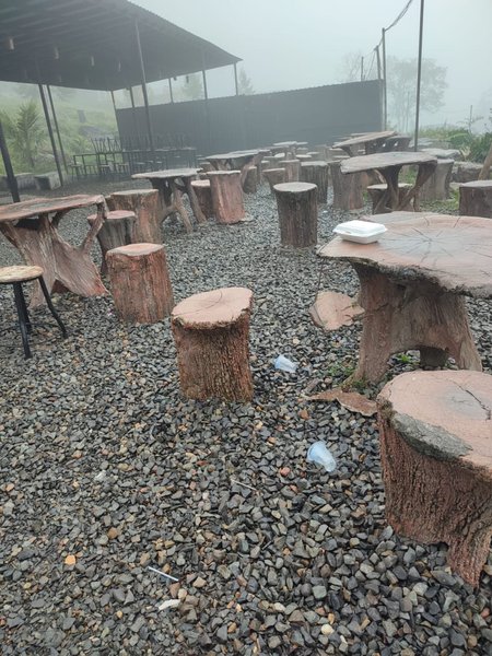 Café behind Kabut Pamah View, Langkat Regency.