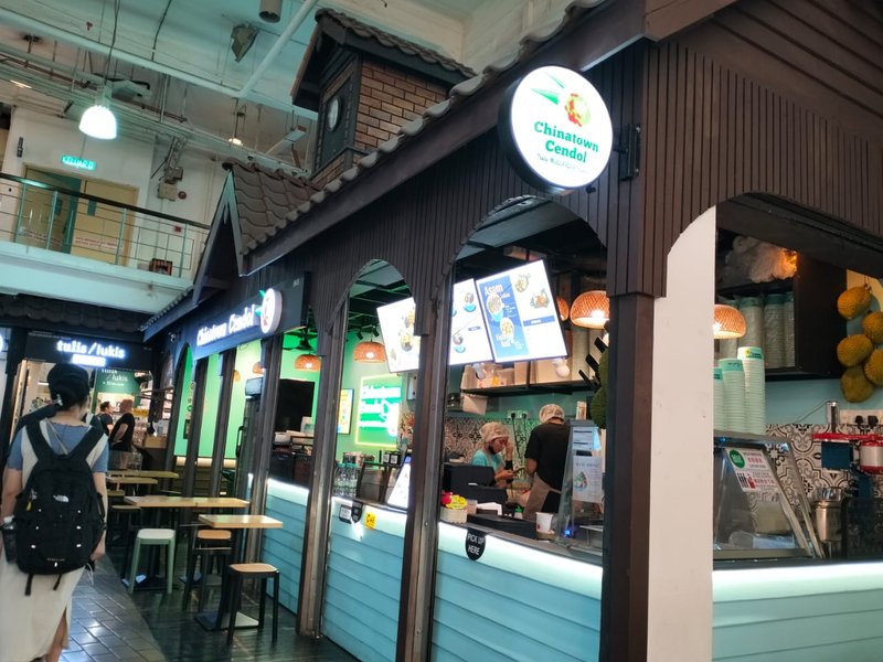 The green Chinatown Cendol.