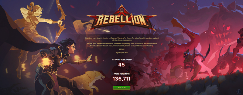 Last call for Rebellion packs! 6 Days left!