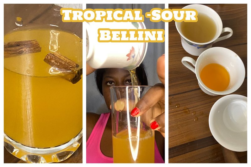 Tropical-Sour Spring Bellini |Bellini tropical-amargo