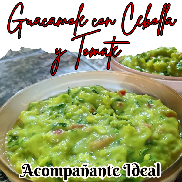 (ESP-ENG) Receta: Guacamole con Cebolla y Tomate, un toque de tradición y frescura - El acompañante ideal🥑👩‍🍳