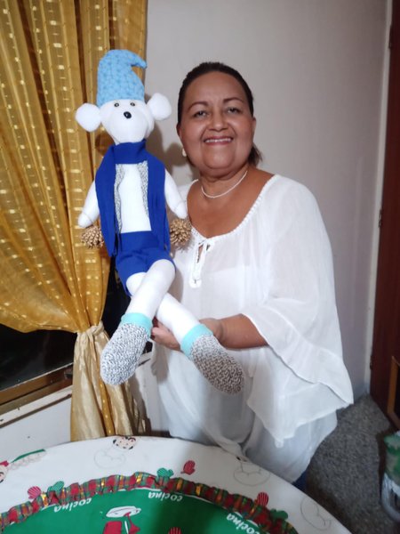 [ENG-SPA] Creating My Christmas Bear / Creando Mi Osito Navideño 
