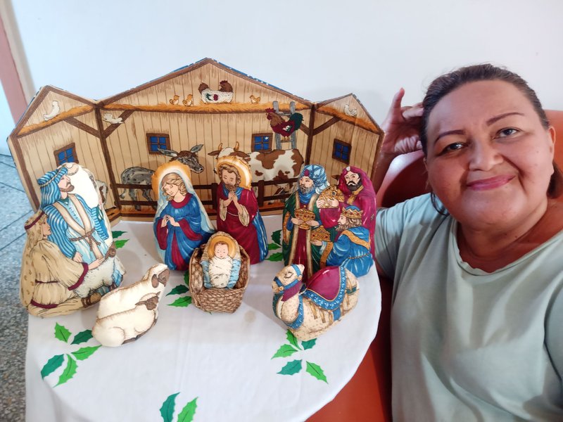 [ENG-SPA] How to Make a Fabric Nativity / Como Hacer un Nacimiento de Tela 