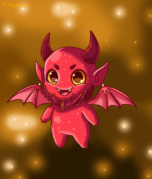 Flame Imp- Splinterlands Art Contest SPT W-345, Digital Art