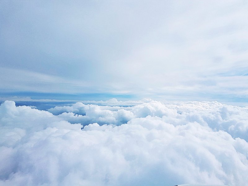 Between the Clouds