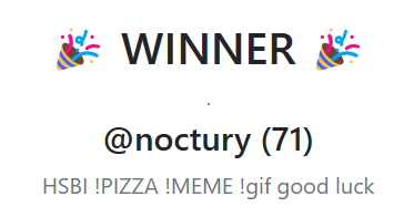 Giveaways Winner