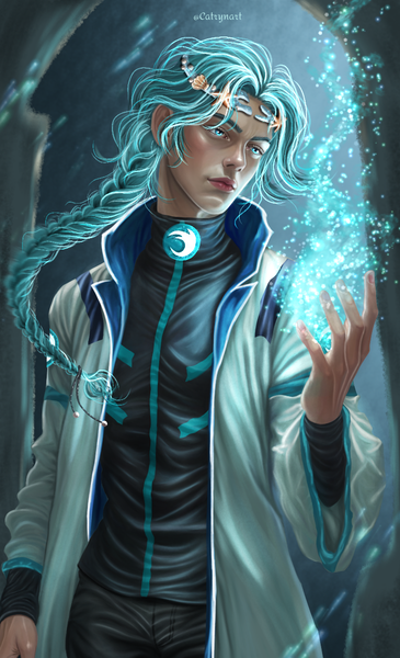 Healer Ocean Male "The Guardian of the Tides and Dreams" | FanArt Holozing 🌊🩵
