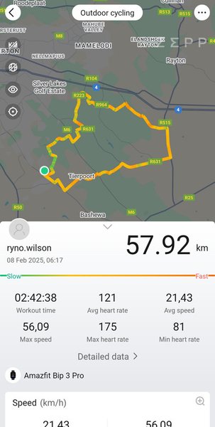 Morning Cycling Practice.