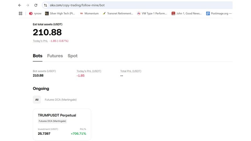 OKX Bot trading