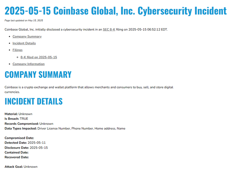 Coinbase Hacked