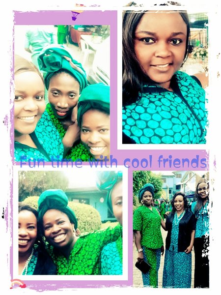 Attending a ceremony with friends