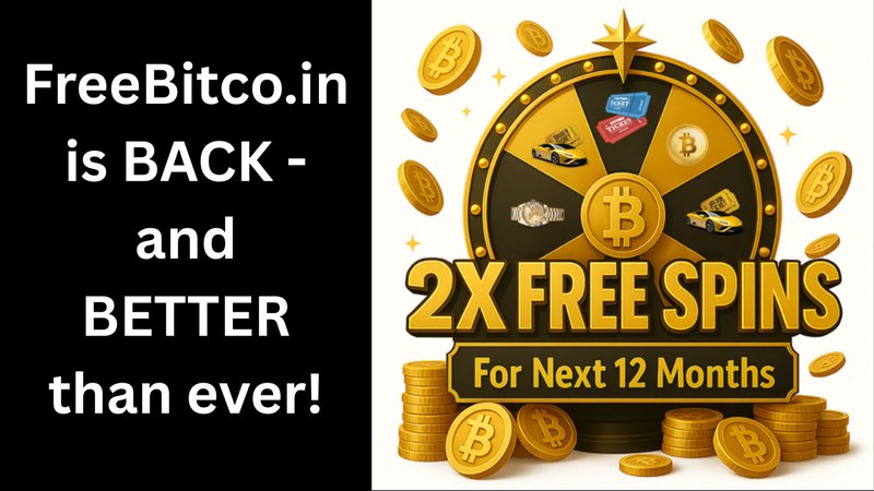 Freebitcoin Wheel of Fortune Spins are BACK - with daily double bonus spins to boot!