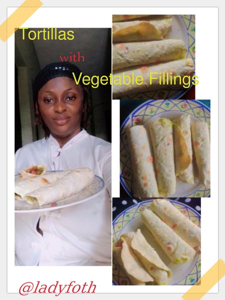 Tortillas With Vegetable Fillings.