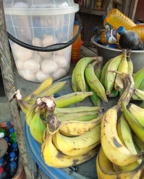 The happiness of seeing a plantain in the shop