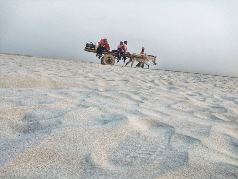 Path of the sand