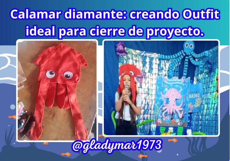 Calamar diamante: creando Outfit ideal para cierre de proyecto.🐙🐙🐙  (Es/En)