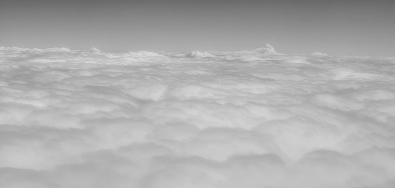 Somewhere above the clouds