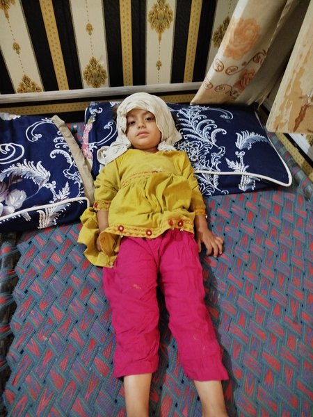 My daughter has a fever and is very sick. Please pray for her ...