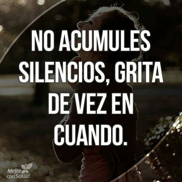 El silencio nos enferma pero la voz nos consuela [spanish- English]