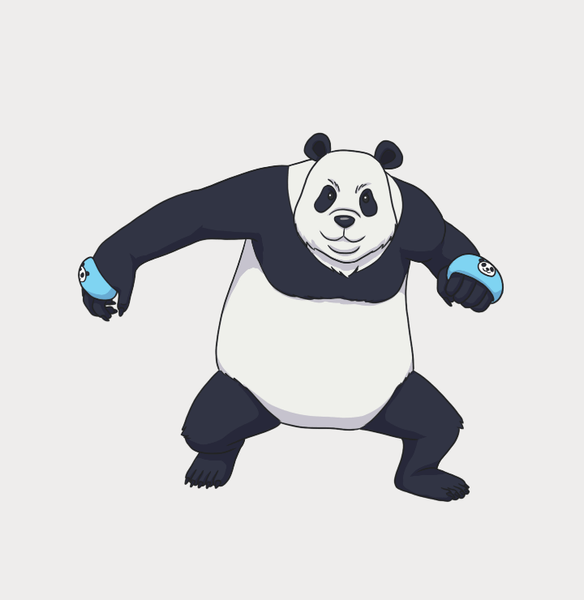 Digital drawing of a "Panda" 