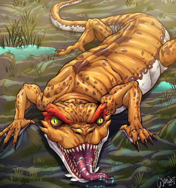 Giant Alpine Skink | SPT W-347 | Splinterlands Art Contest, Digital Art