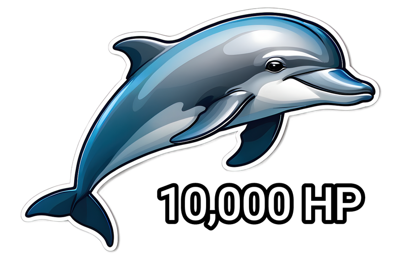 Celebrating a milestone - officially now a dolphin!