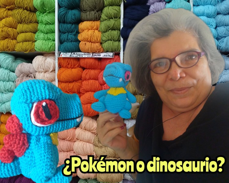 ¿Pokémon o dinosaurio? Un nuevo amigurumi [Es-En]