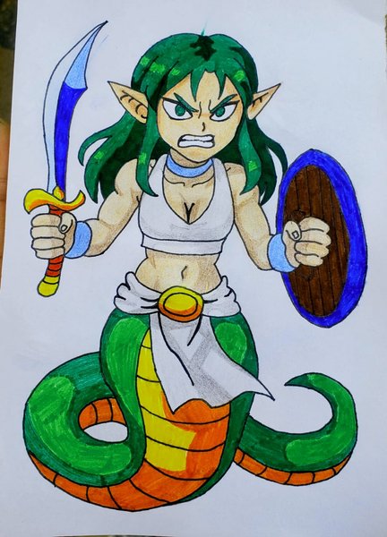 Naga warrior | Splinterlands