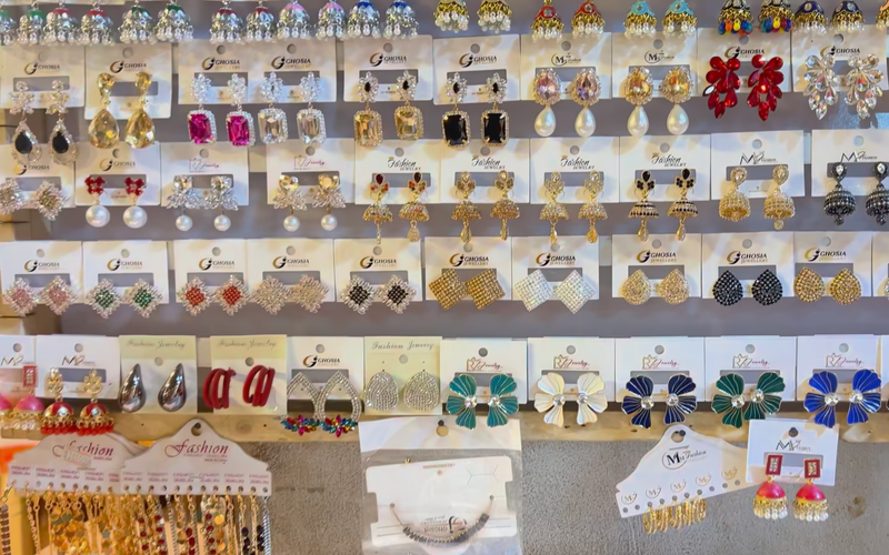beautiful collection of earrings