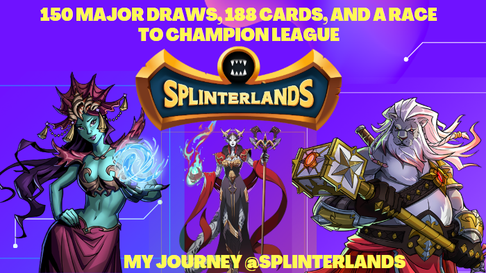 150 Major Draws, 188 Cards, and a Race to Champion League