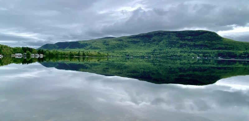 Reflections on smooth water