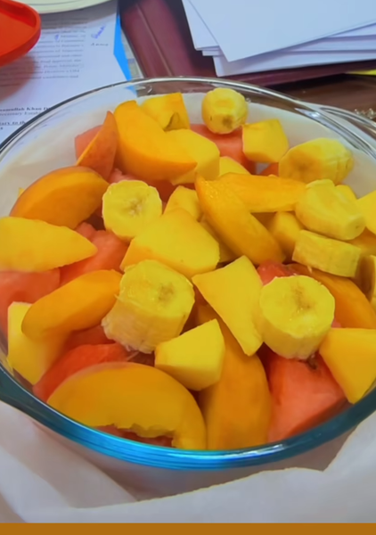 healthy life with fruits