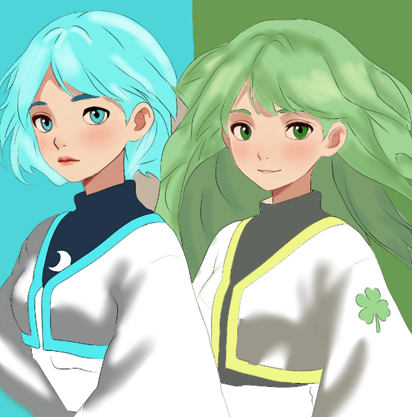 Fanart of Light healer and Forest healer | holozing