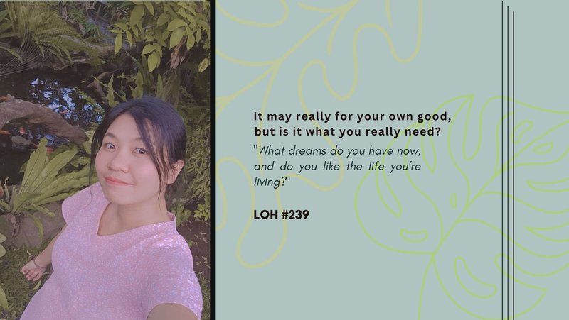 What Feels Right, At Last — No Longer Borrowed, But Mine | LOH Contest #239