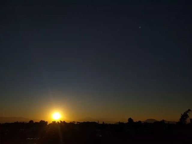 The Calm sunset