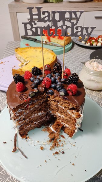 Der Geburtstags Kuchen 🍰 eines Freundes 