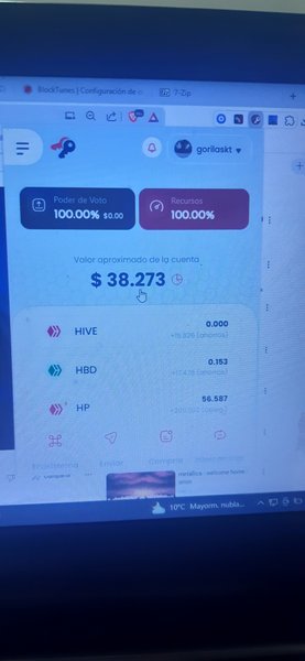 Agregando hive keychain en computadora 