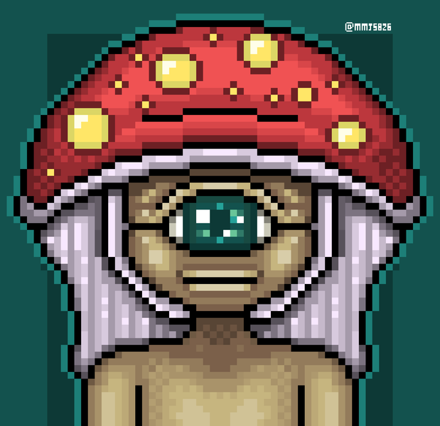 Mushroom Seer 🍄 Splinterlands Art Contest | Pixel Fanart