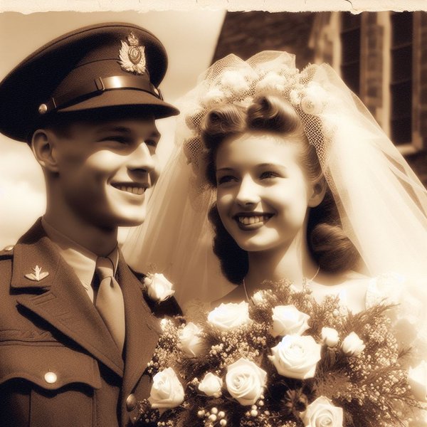 Wedding in a military garrison