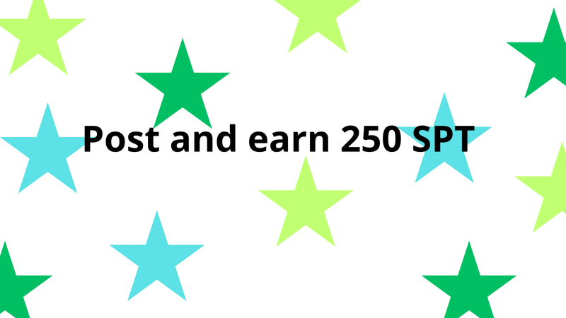 Community Contest, win a share of 250 SPT + 50 SPT giveaway 